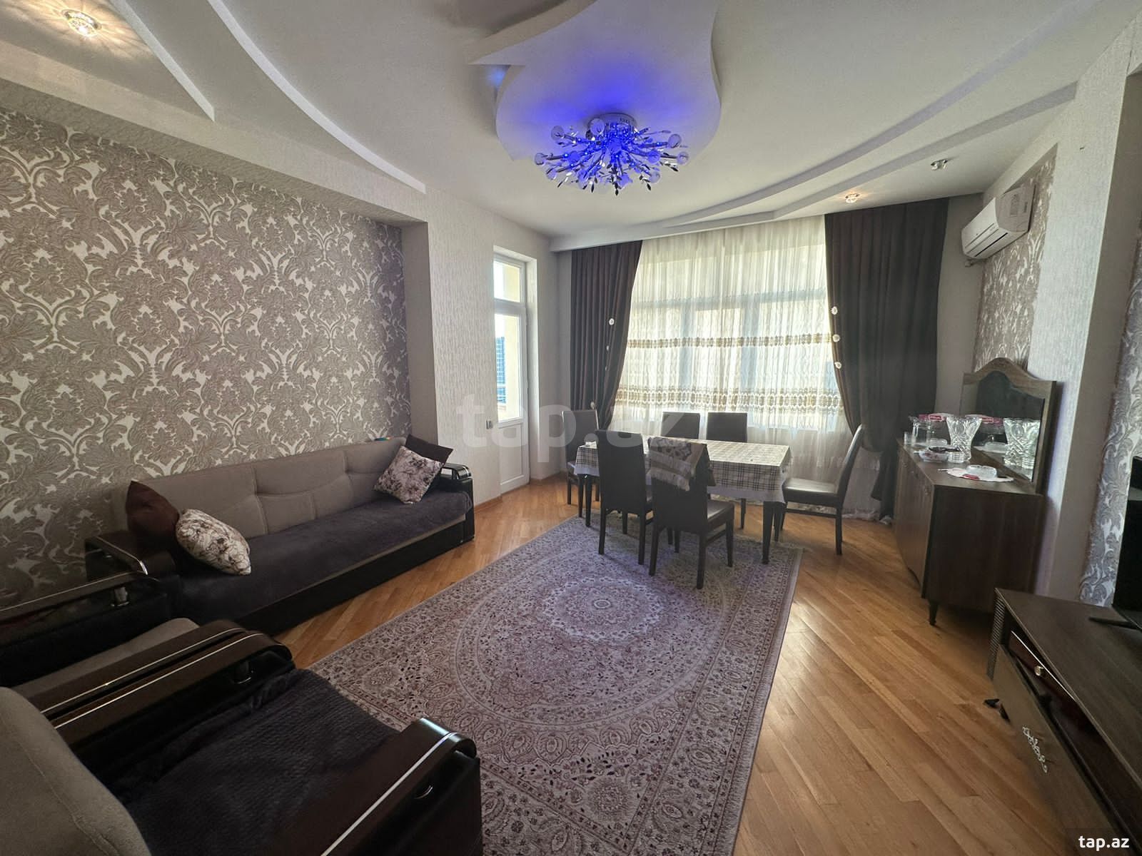2-otaqlı yeni tikili kirayə verilir, 8-ci mkr., 90 m²