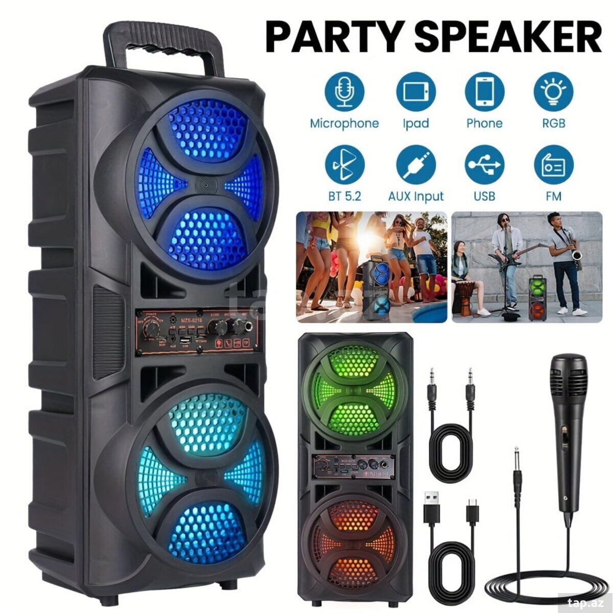 Karaoke Bluetooth Dinamik (3)