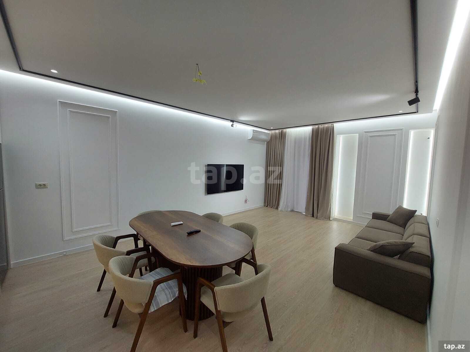3-otaqlı yeni tikili kirayə verilir, Tbilisi pr., 106 m² (2)