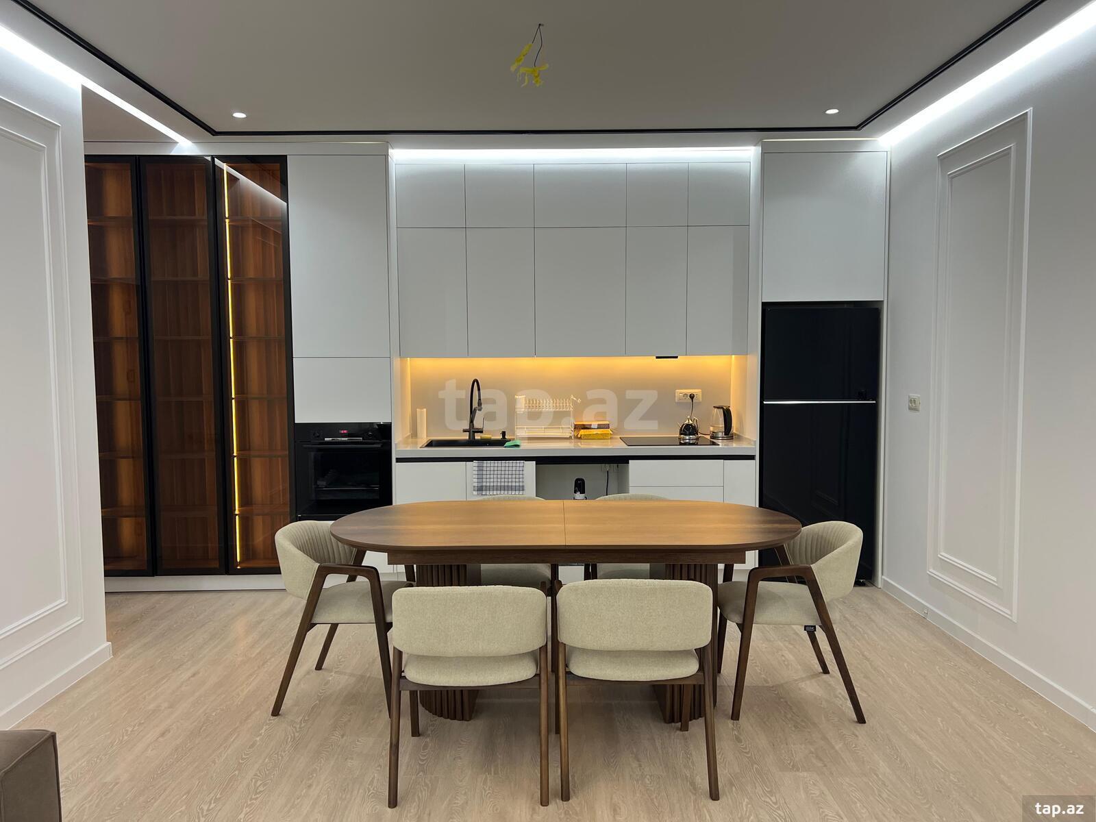 3-otaqlı yeni tikili kirayə verilir, Tbilisi pr., 106 m²