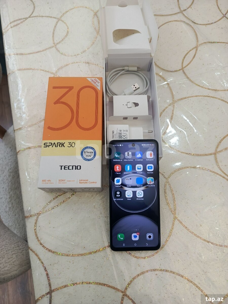 Tecno Spark 30 Stellar Shadow 256GB/8GB