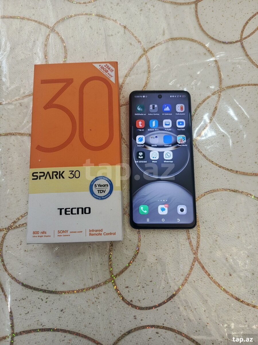 Tecno Spark 30 Stellar Shadow 256GB/8GB (3)
