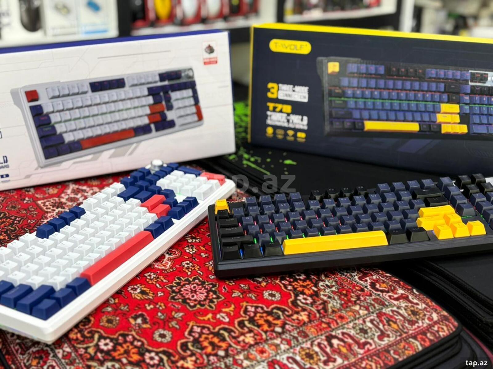 T-Wolf T78 Mexaniki Klavyatura ( Wifi+BT+USB ) (9)