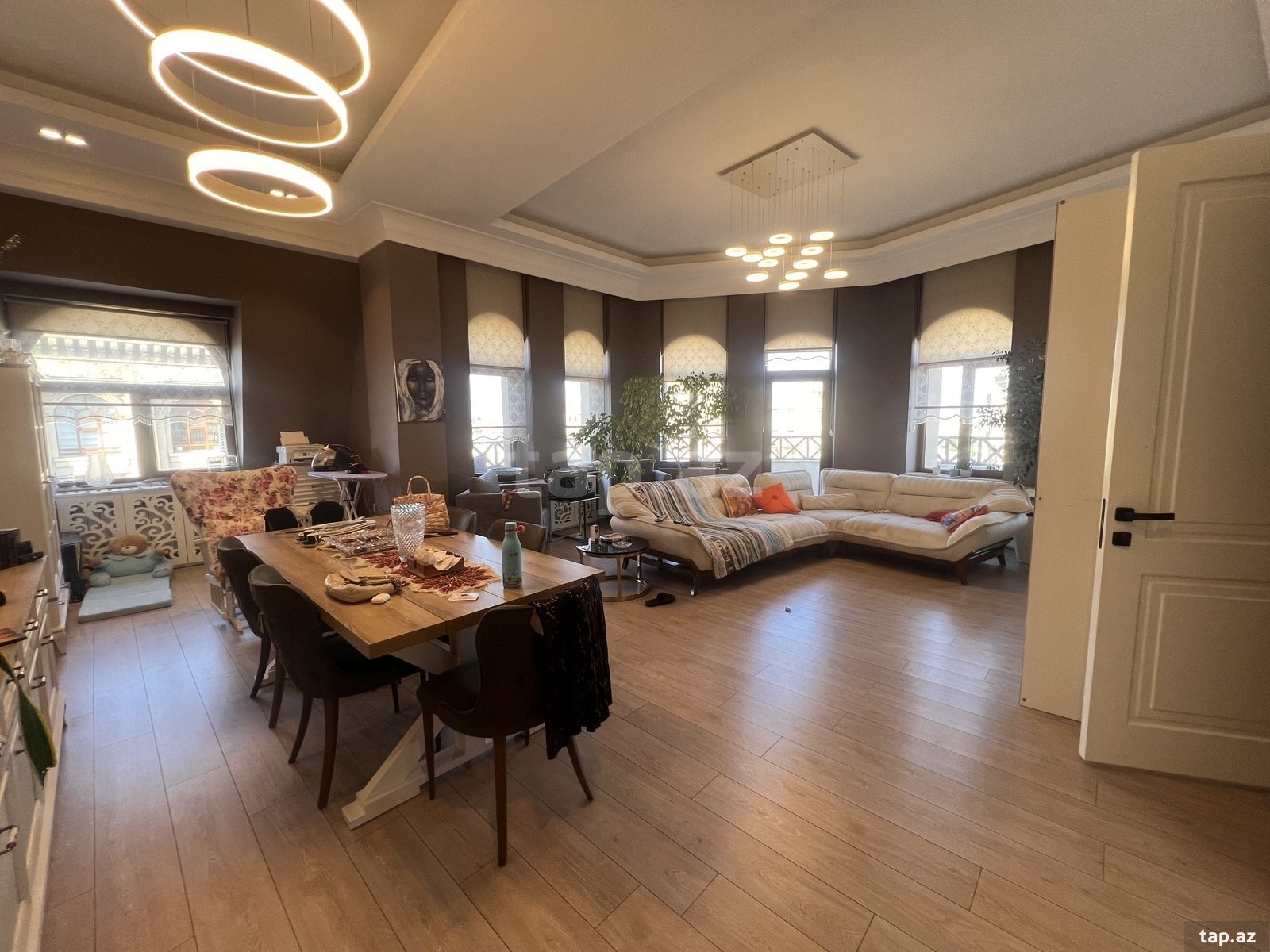 5-otaqlı yeni tikili kirayə verilir, Nəriman Nərimanov r., 200 m²