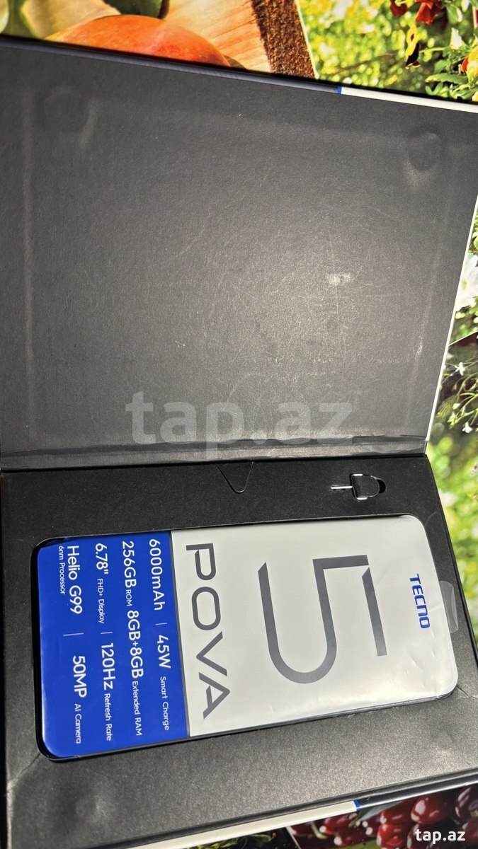Tecno Pova 5 Hurricane Blue 256GB/8GB (5)