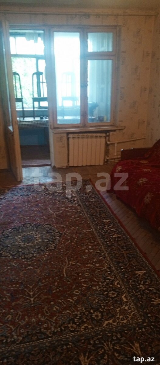 2-otaqlı mənzil kirayə verilir, İnşaatçılar m., 50 m² (8)