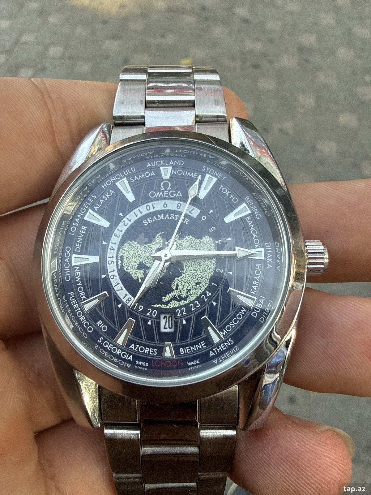 Omega Seamaster Aqua Terra Worldtimer qol saatı 