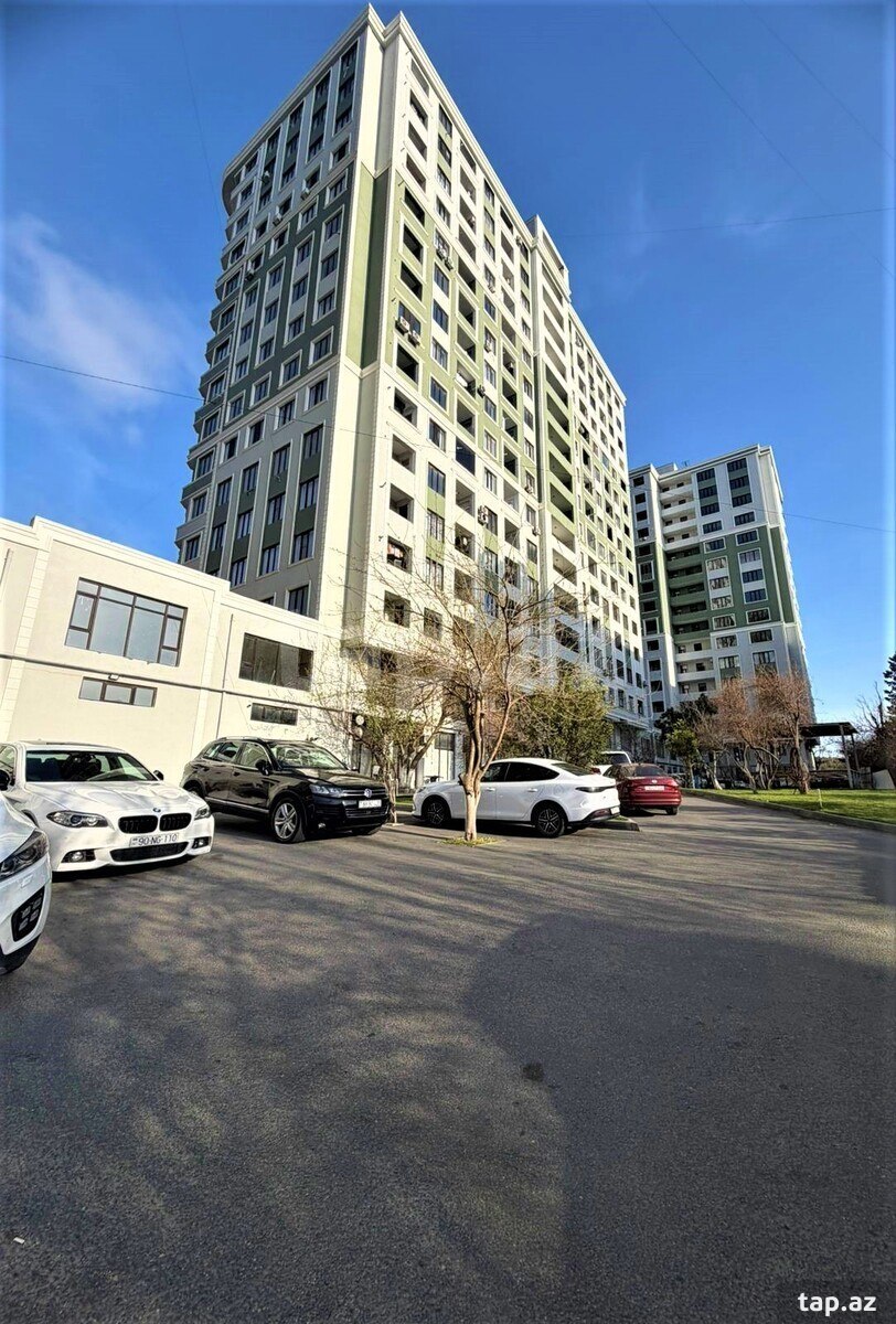 3-otaqlı yeni tikili, Həzi Aslanov m., 110 m² (2)