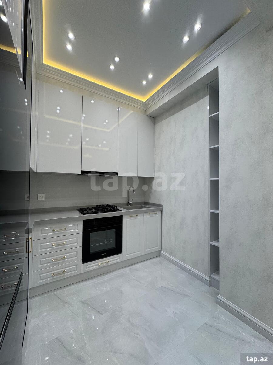 2-otaqlı yeni tikili, Nəsimi m., 65 m²