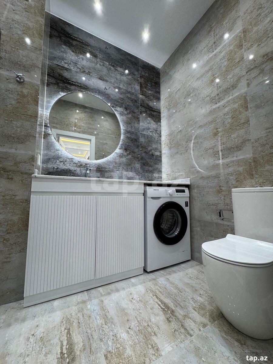 2-otaqlı yeni tikili, Nəsimi m., 65 m²