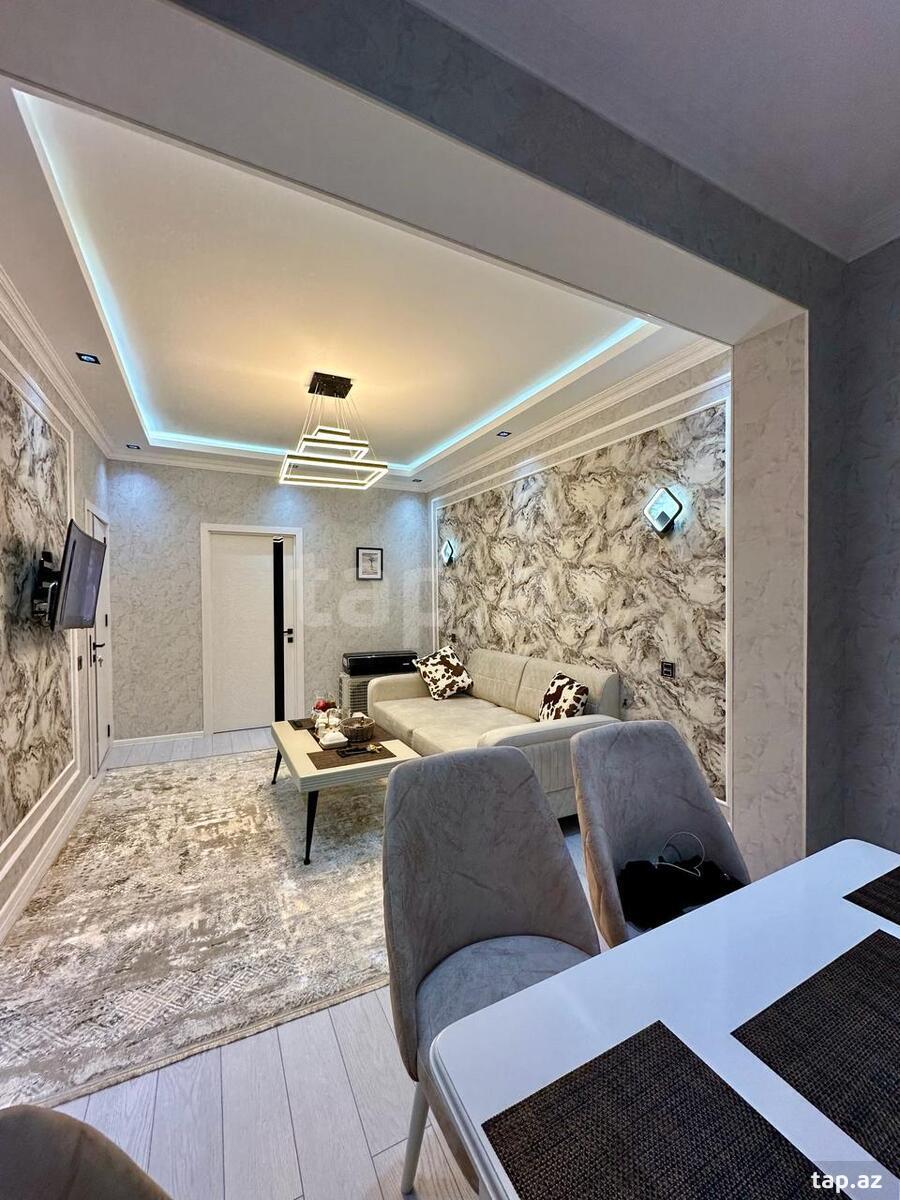 2-otaqlı mənzil, Nesimi r. 4-cü mkr., Memar Əcəmi m., 72 m² (4)