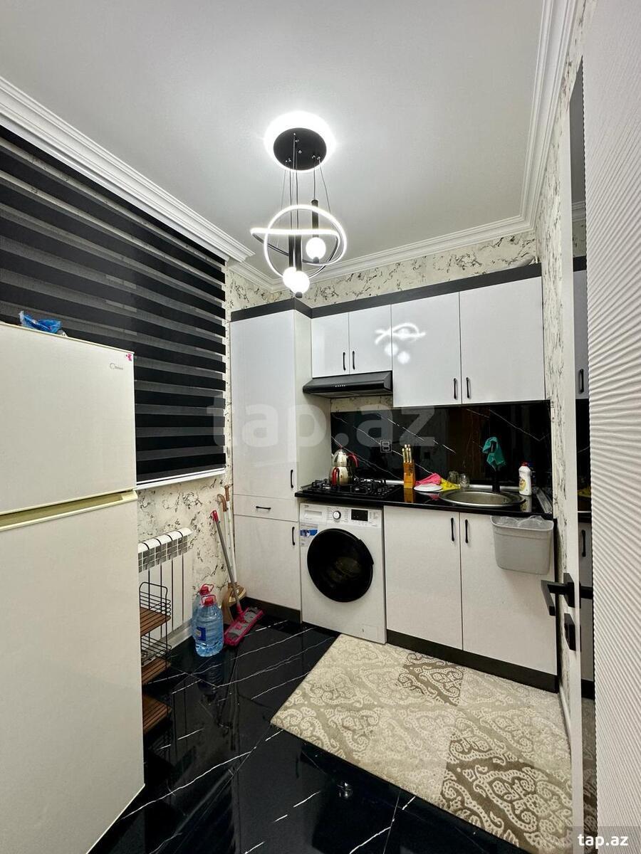 2-otaqlı mənzil, Nesimi r. 4-cü mkr., Memar Əcəmi m., 72 m² (8)