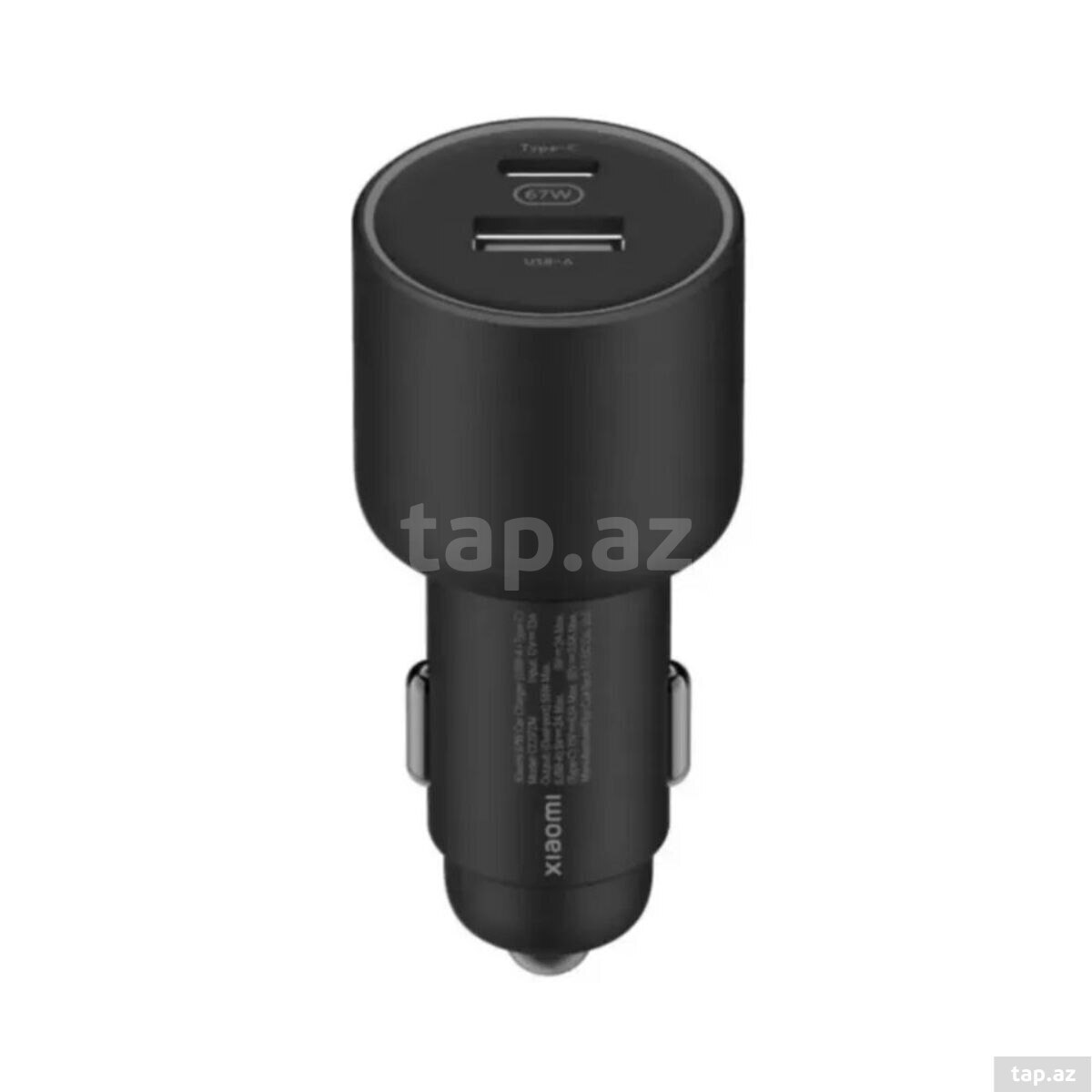 Avtomobil üçün şarj cihazı Xiaomi 67W Car Charger (USB-A + Type-C) (BHR6814GL) (3)