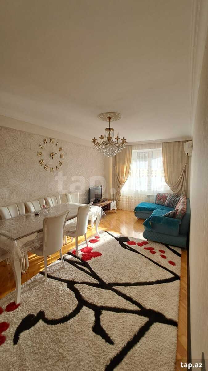 3-otaqlı yeni tikili, İnşaatçilar m., 72 m² (2)