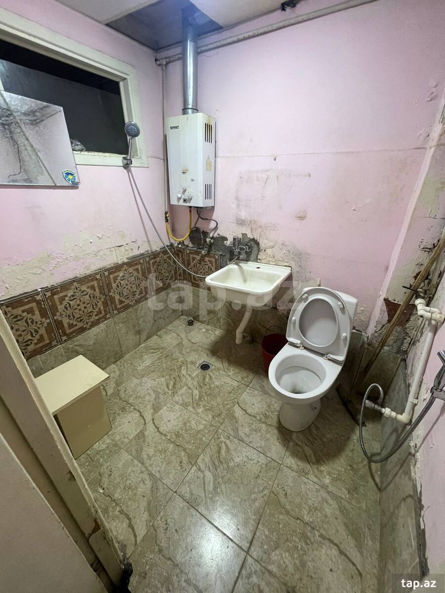 2-otaqlı mənzil kirayə verilir, Inşaatçılar m., 45 m² (6)
