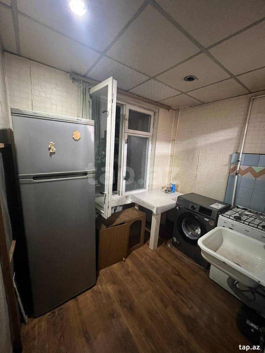 2-otaqlı mənzil kirayə verilir, Inşaatçılar m., 45 m² (5)