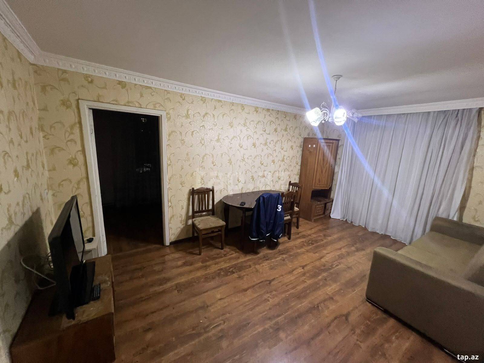 2-otaqlı mənzil kirayə verilir, Inşaatçılar m., 45 m² (2)
