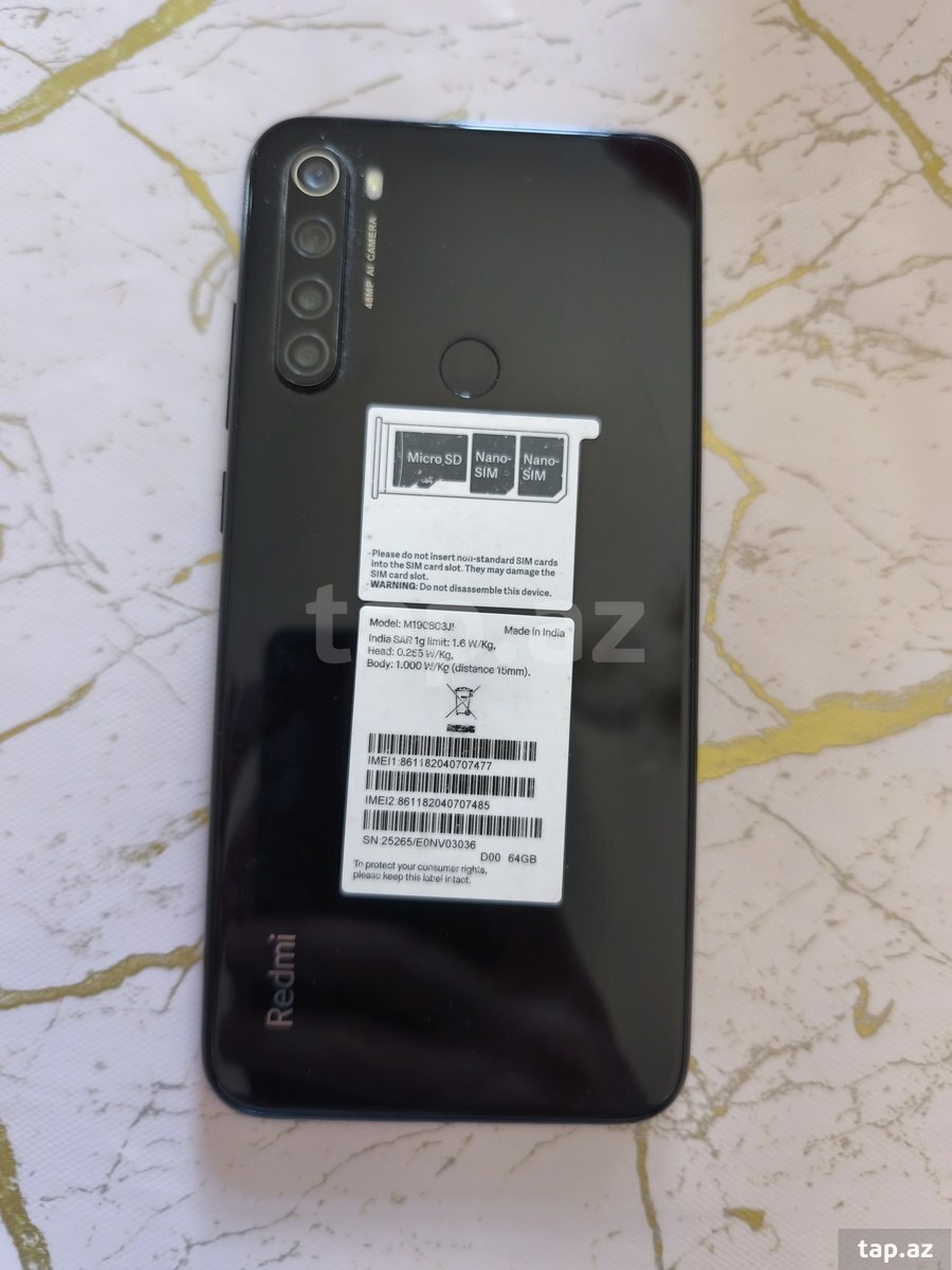 Xiaomi Redmi Note 8 Space Black 64GB/4GB (2)