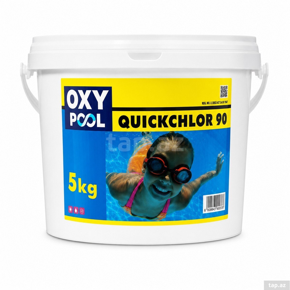 Toz xlor 5 kg. OXY 90% — 1