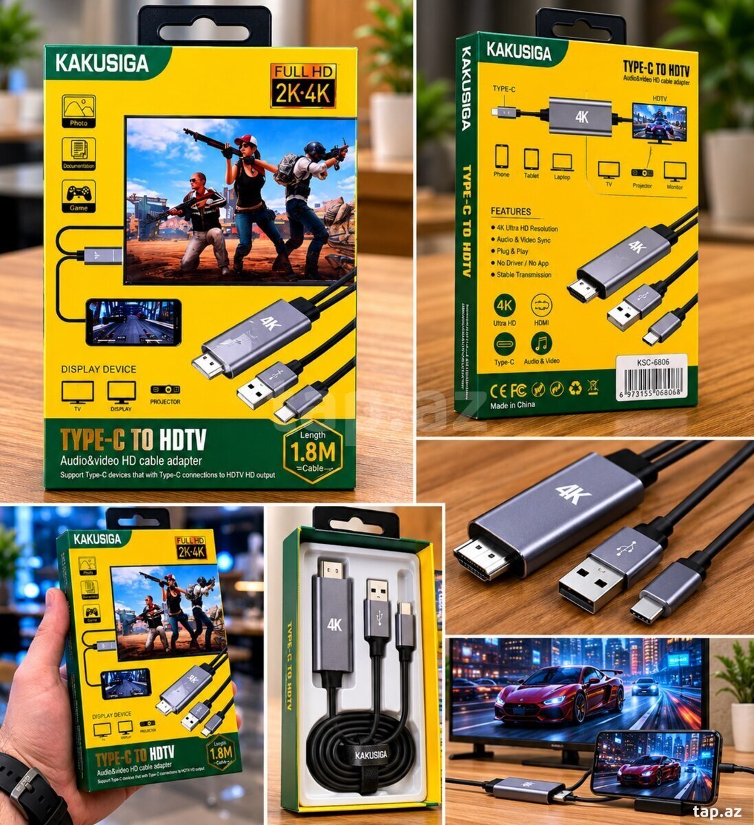Type-C to HDMI 4K Adapter Kabel