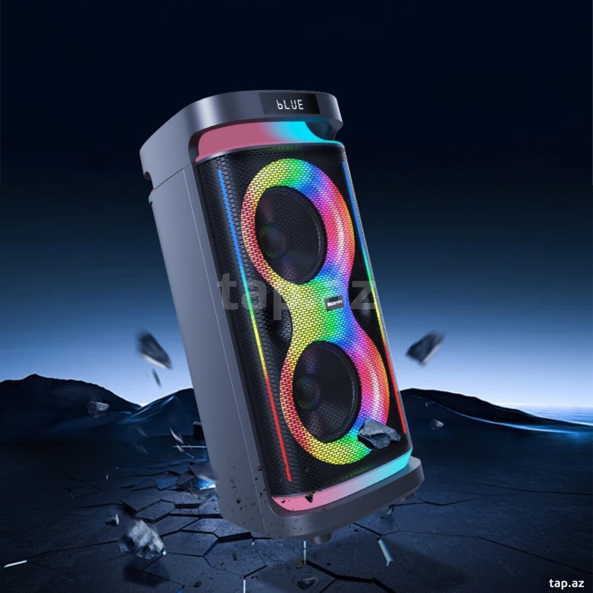 Bluetooth mikrofonlu dinamik 2×12"