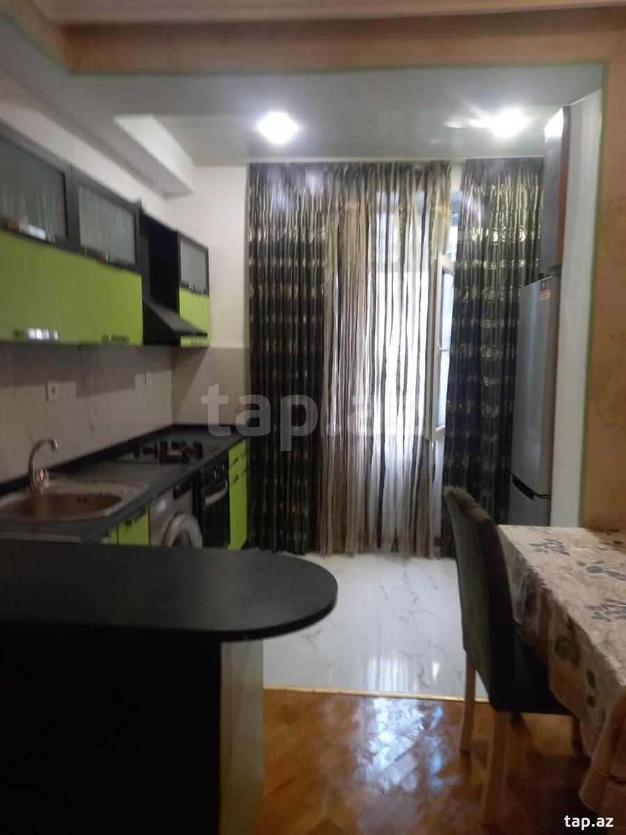 2-otaqlı yeni tikili kirayə verilir, Memar Əcəmi m., 70 m² (3)