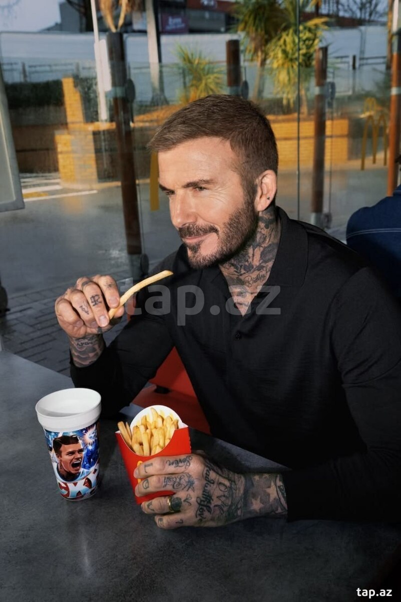 David Beckham McDonald's stəkanı (2)