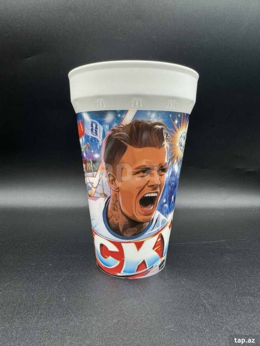 David Beckham McDonald's stəkanı (3)