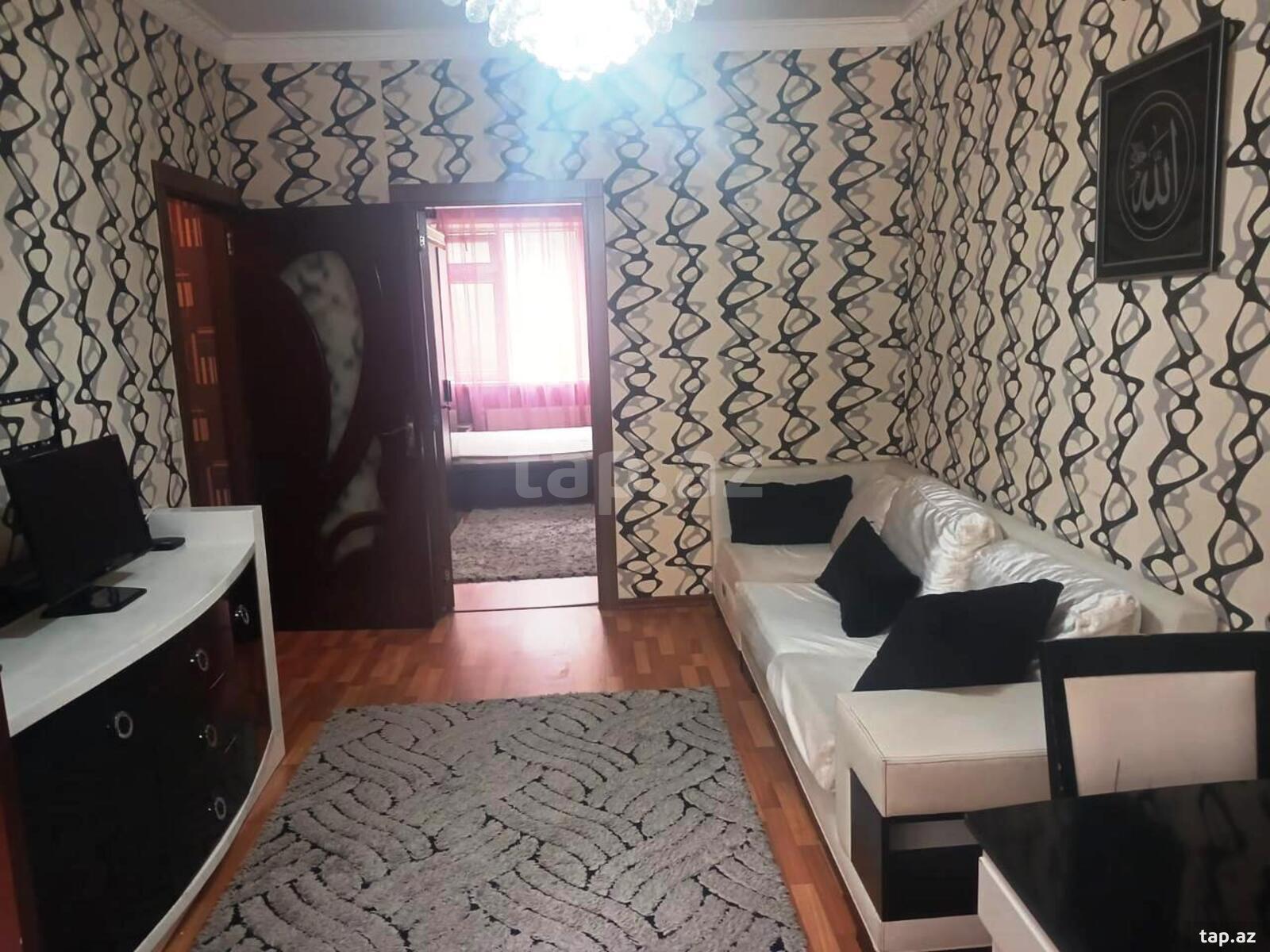 2-otaqlı mənzil kirayə verilir, Nəsimi r., 40 m²