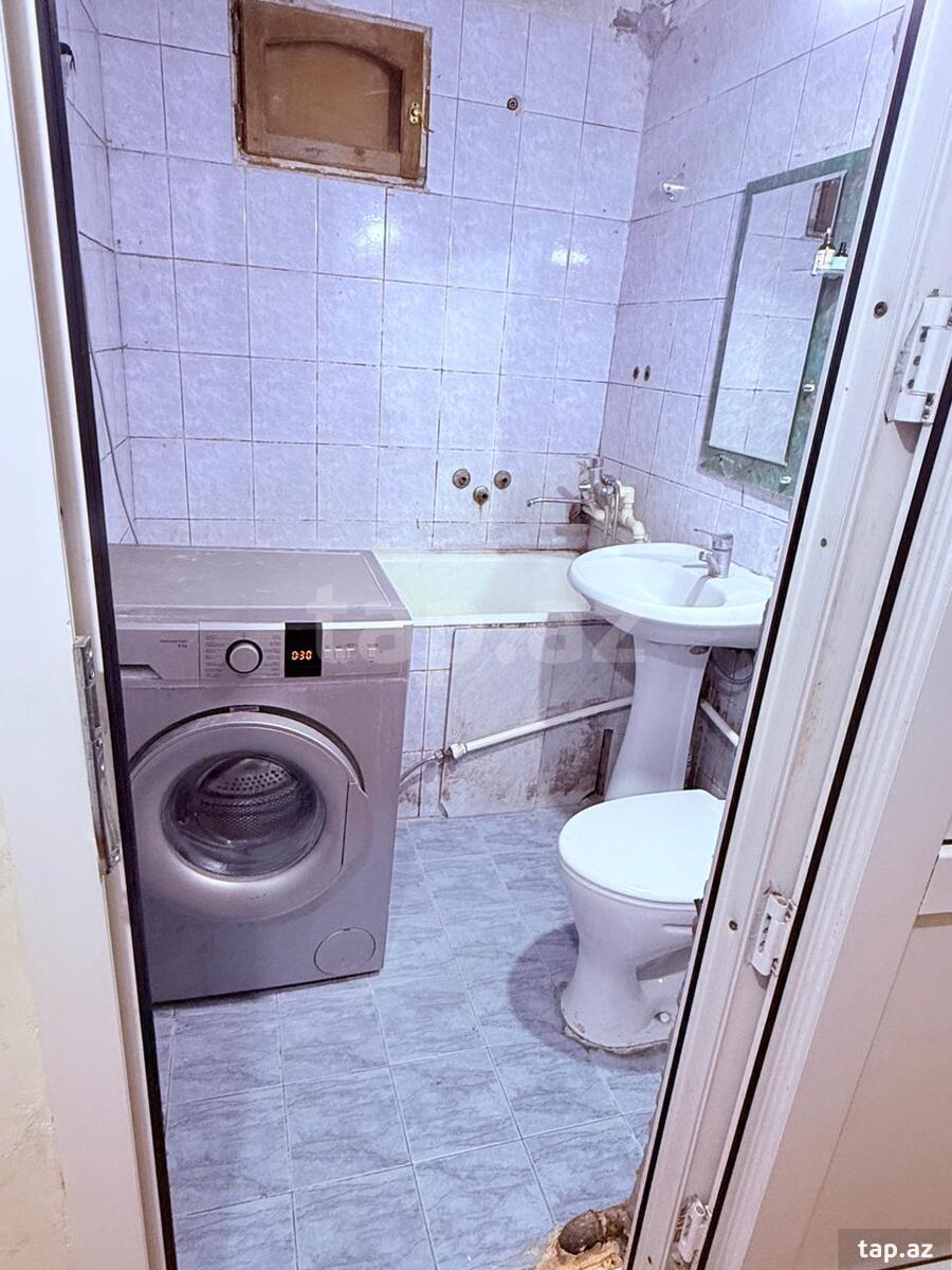 1-otaqlı mənzil kirayə verilir, İnşaatçılar m., 35 m² (2)
