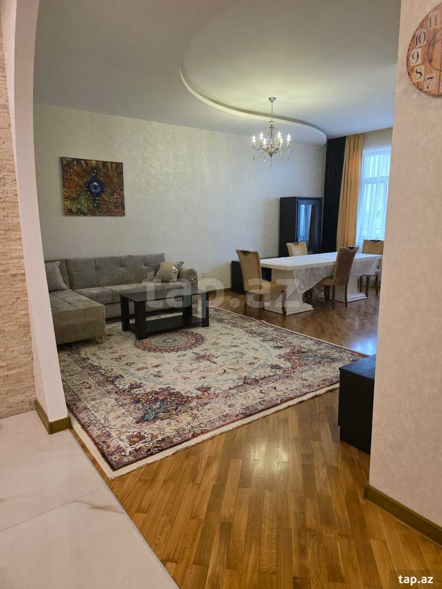 3-otaqlı yeni tikili kirayə verilir, Kazım Kazımzadə küç., 120 m²