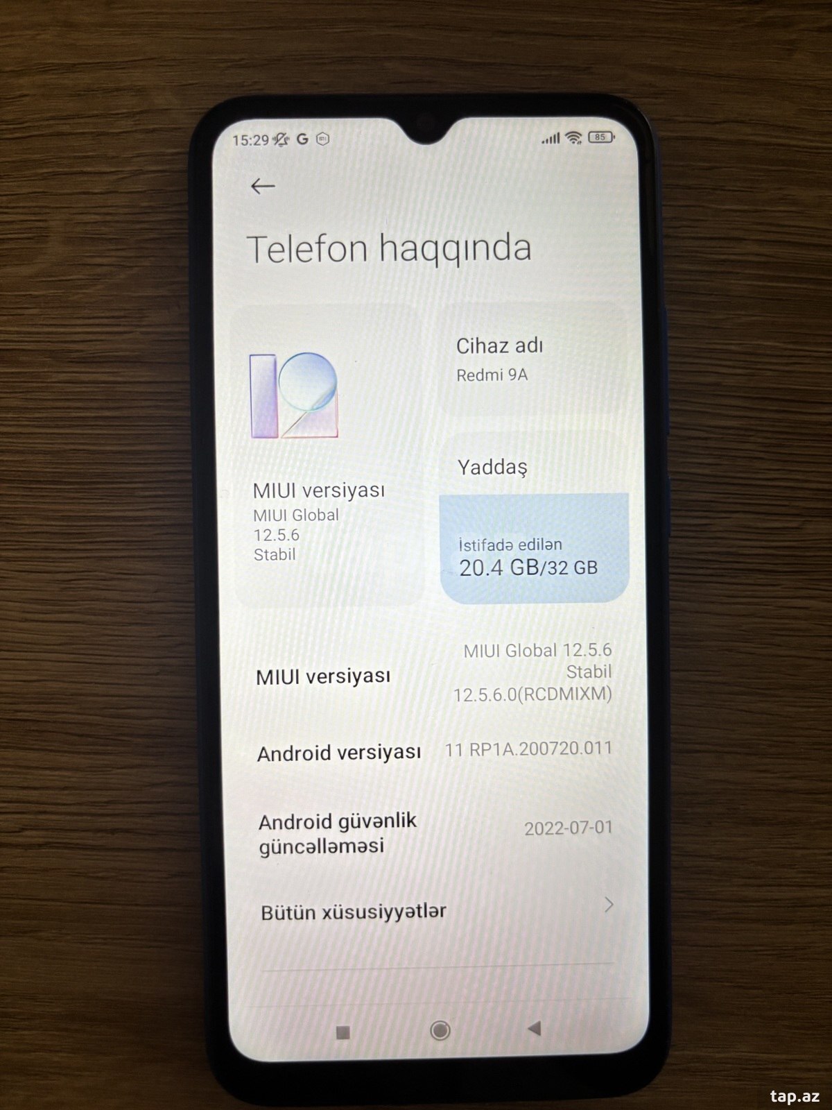 Xiaomi Redmi 9A Sky Blue 32GB/3GB (4)