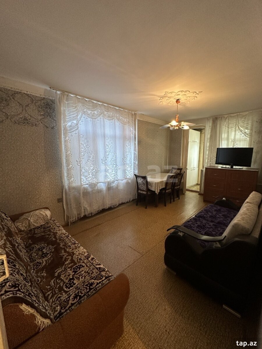2-otaqlı mənzil kirayə verilir, Həzi Aslanov m., 50 m² (8)