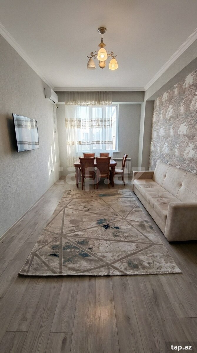 2-otaqlı yeni tikili kirayə verilir, Xırdalan ş., 75 m²