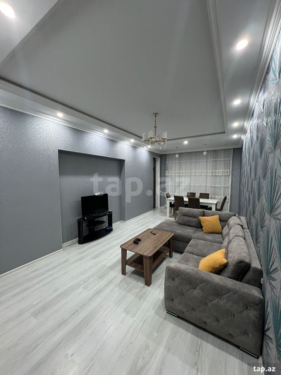 3-otaqlı yeni tikili kirayə verilir, E.Akademiyası m., 106.6 m² (4)