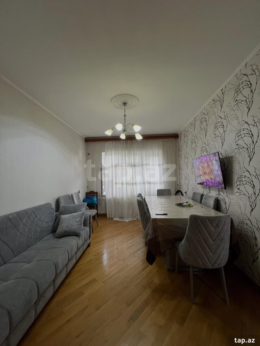 3-otaqlı mənzil, Həzi Aslanov m., 80 m²