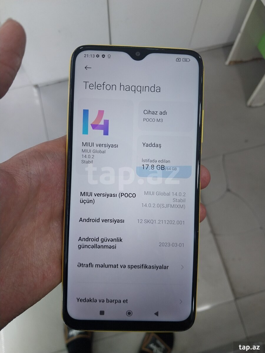 Xiaomi Poco M3 Poco Yellow 64GB/4GB (2)