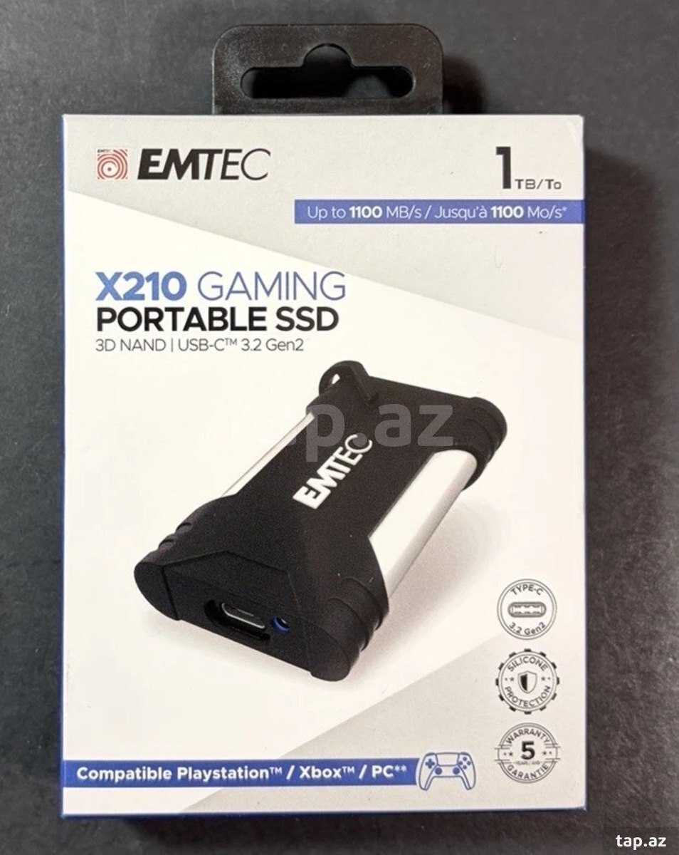 EMTEC Portable SSD 3D Nand [ X210G 1TB ]