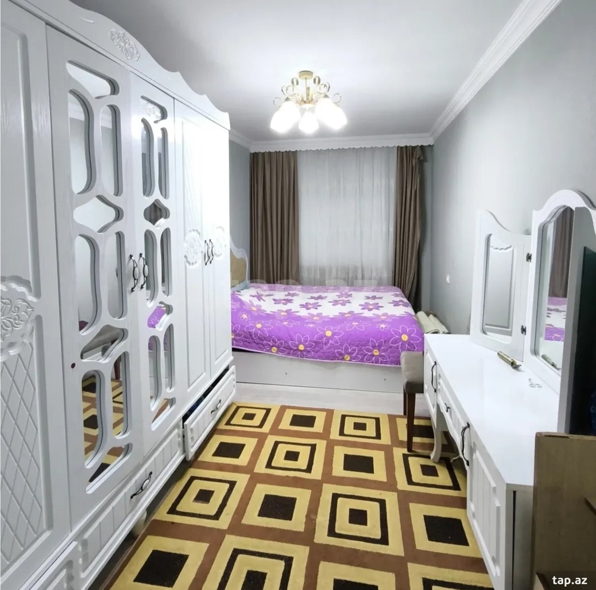 2-otaqlı yeni tikili kirayə verilir, Həzi Aslanov m., 68 m² (4)
