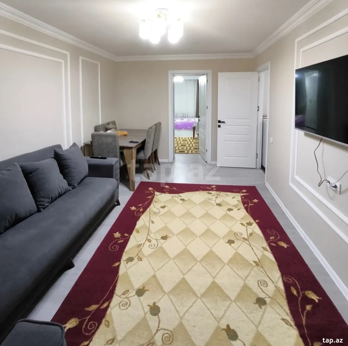 2-otaqlı yeni tikili kirayə verilir, Həzi Aslanov m., 68 m² (3)