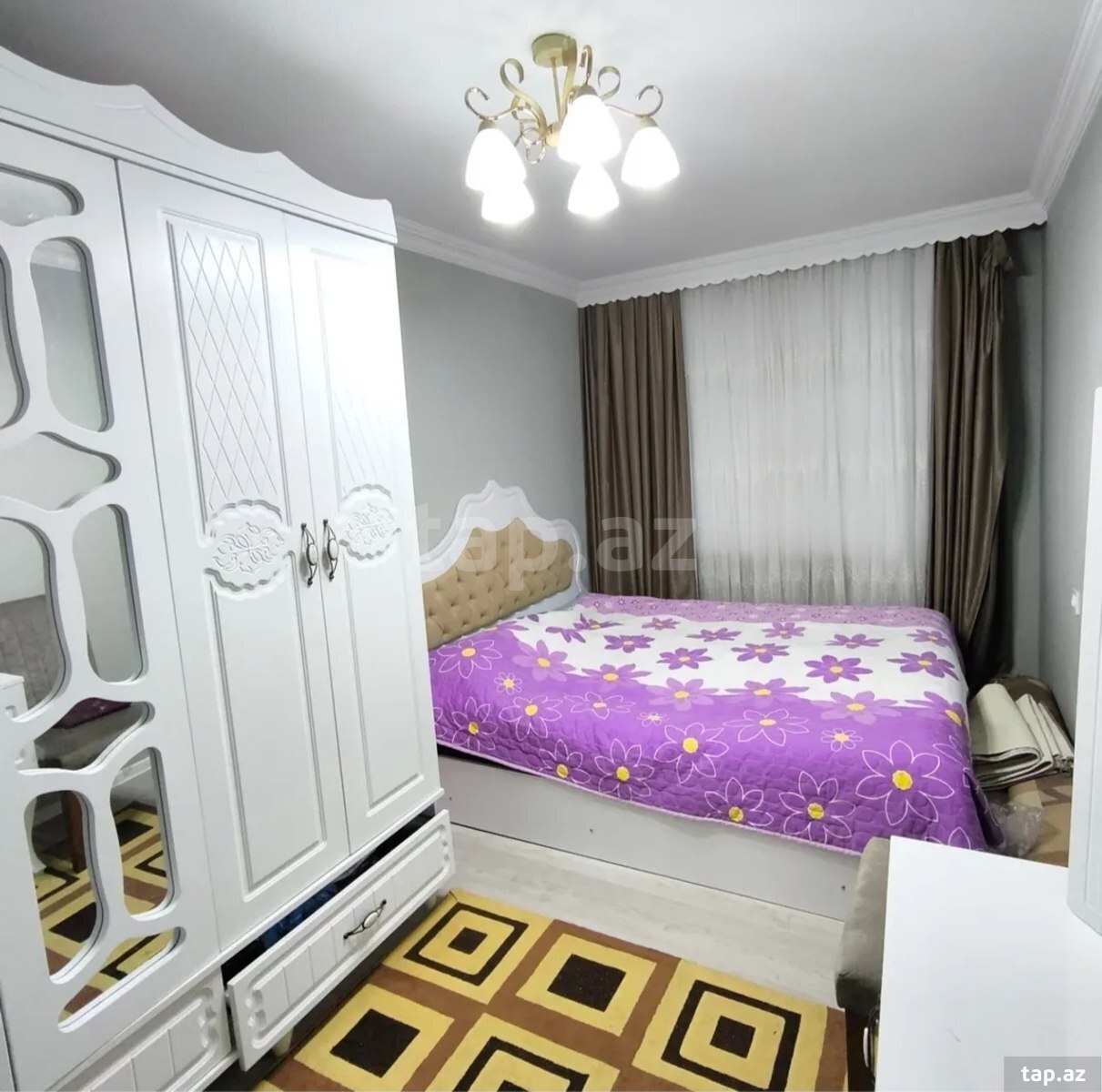 2-otaqlı yeni tikili kirayə verilir, Həzi Aslanov m., 68 m² (5)