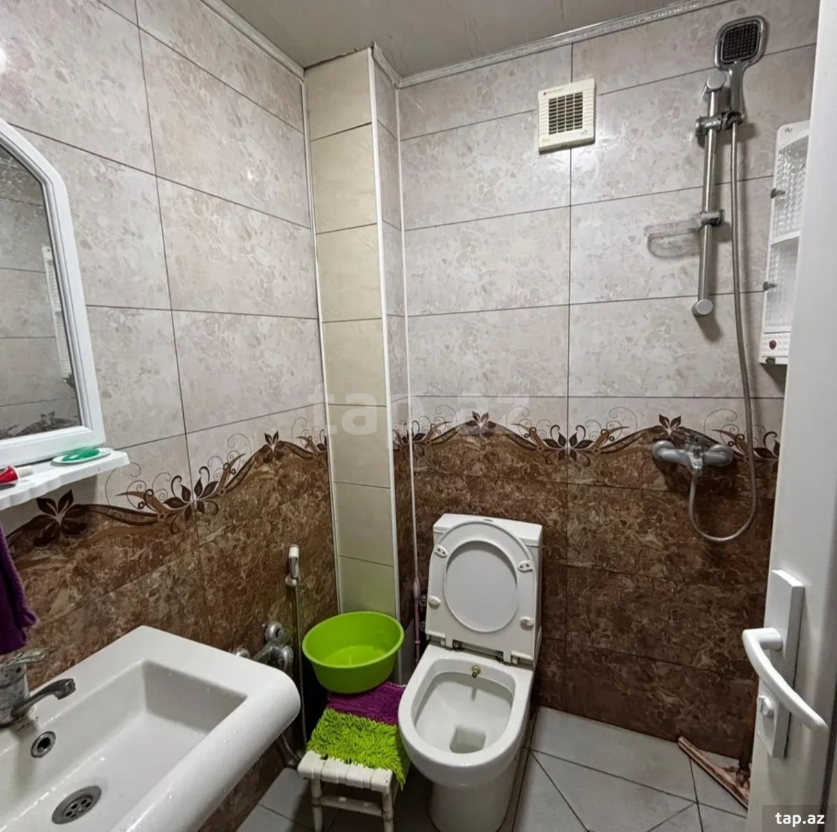 2-otaqlı yeni tikili kirayə verilir, Həzi Aslanov m., 68 m² (9)