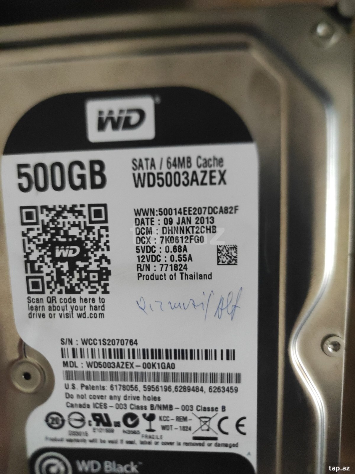 HDD 500GB WD Black