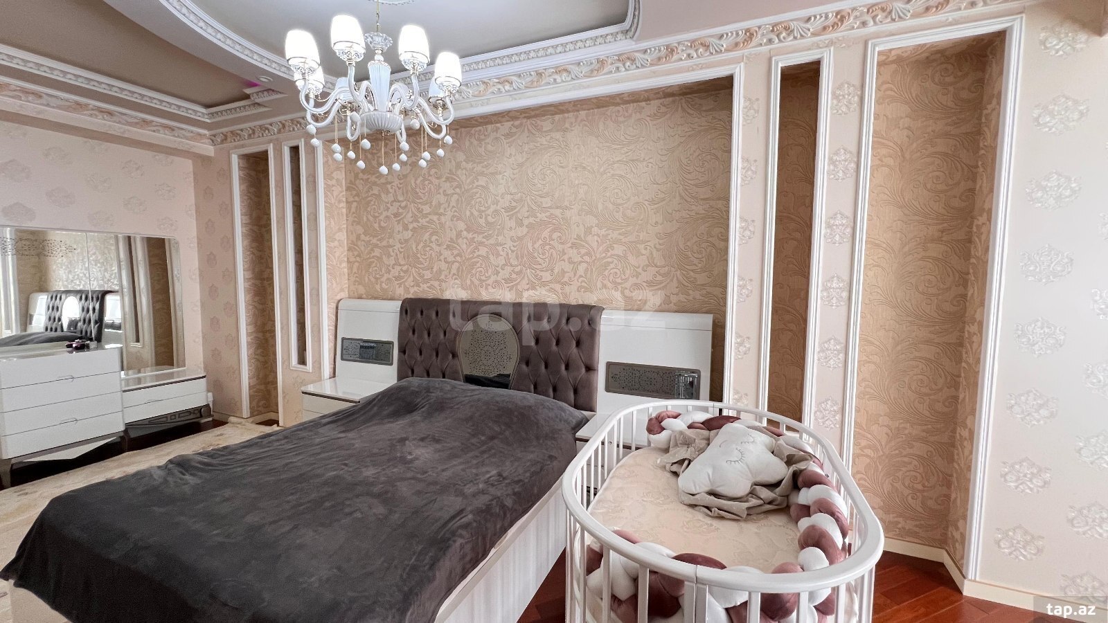 4-otaqlı yeni tikili kirayə verilir, Q.Qarayev m., 168 m² (5)