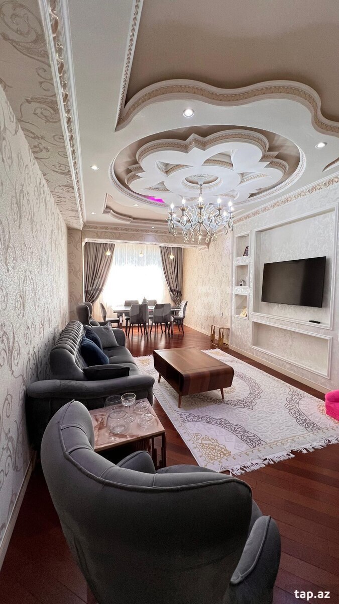 4-otaqlı yeni tikili kirayə verilir, Q.Qarayev m., 168 m² (18)