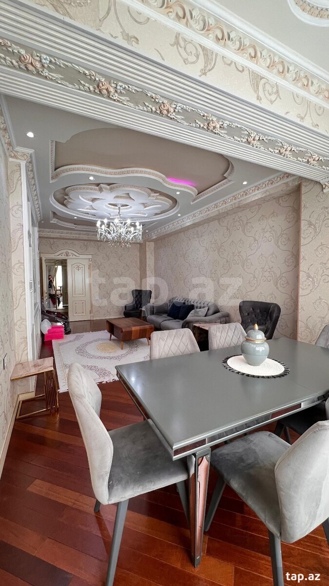 4-otaqlı yeni tikili kirayə verilir, Q.Qarayev m., 168 m² (21)