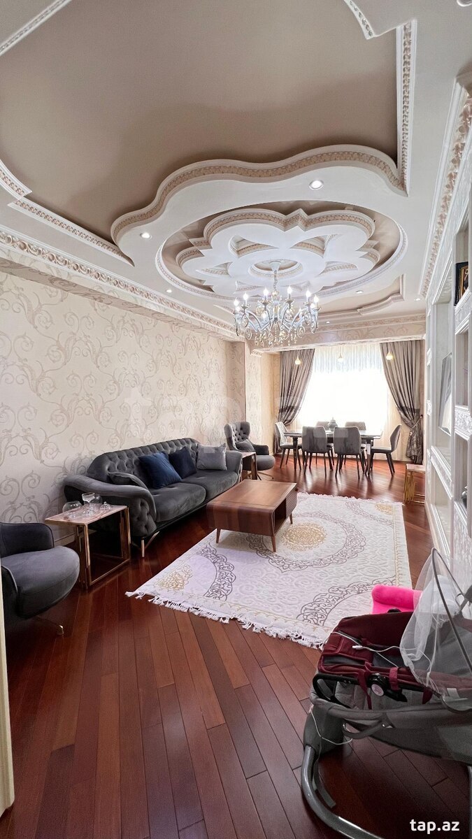 4-otaqlı yeni tikili kirayə verilir, Q.Qarayev m., 168 m² (22)