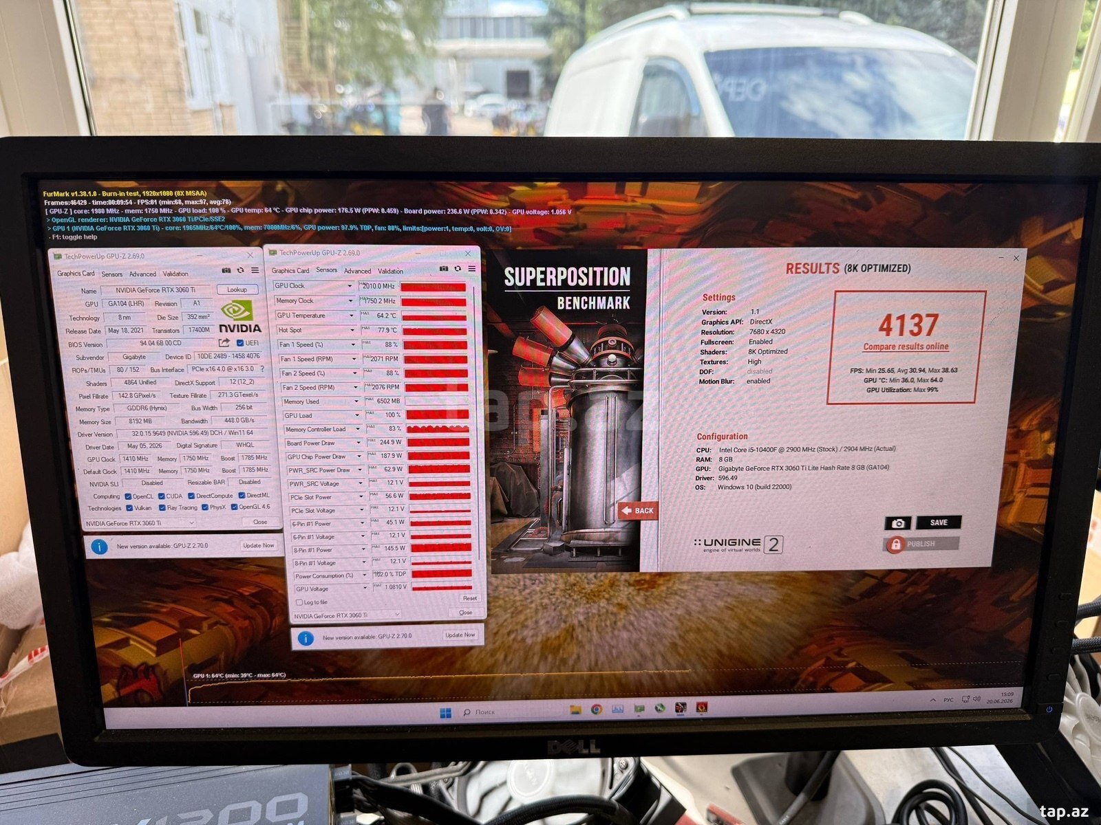 Video kart Gigabyte RTX 3060 Ti Aorus Elite 8GB (5)