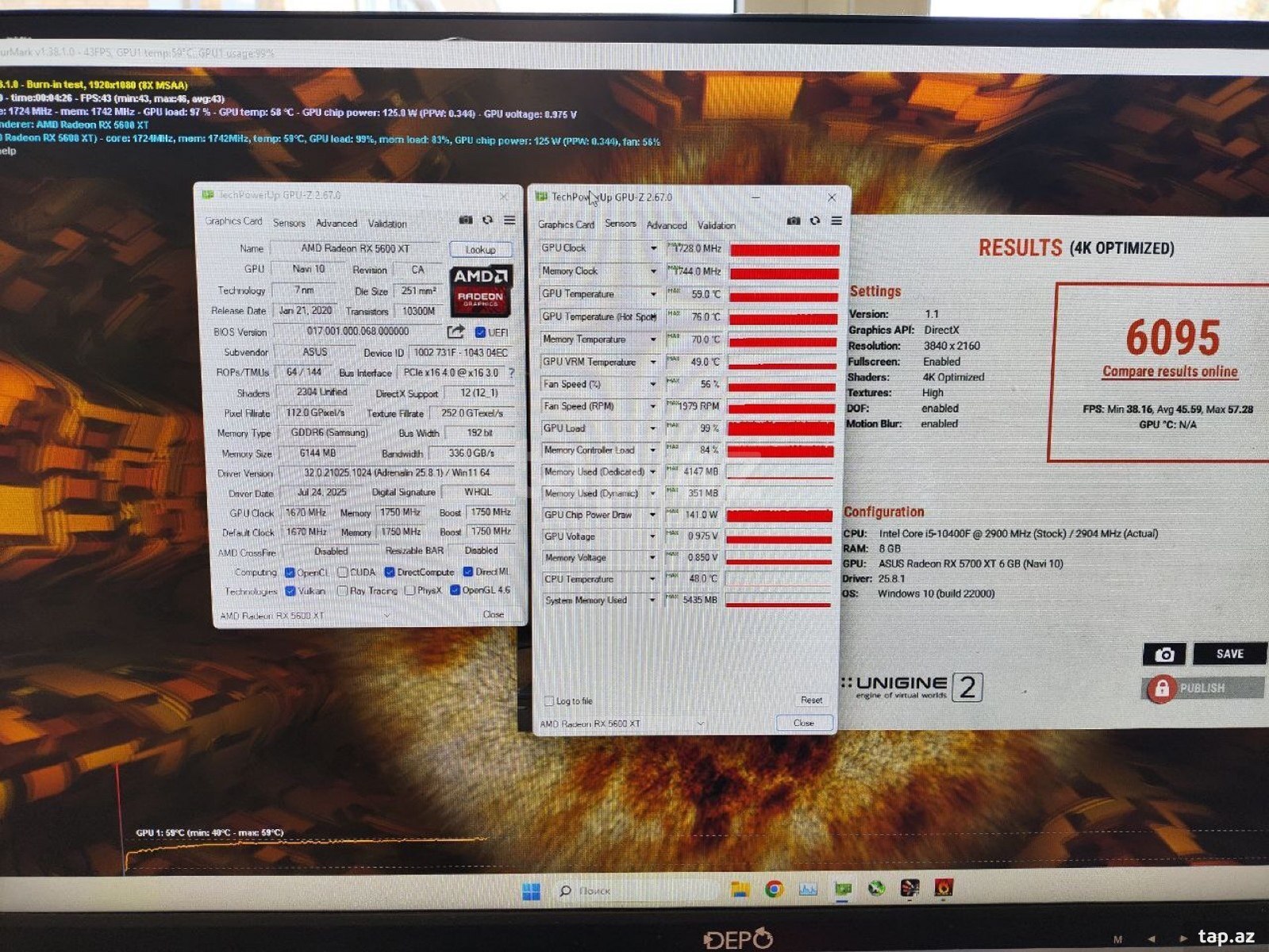 Video kart Asus RX 5600XT Rog Strix 6GB (5)