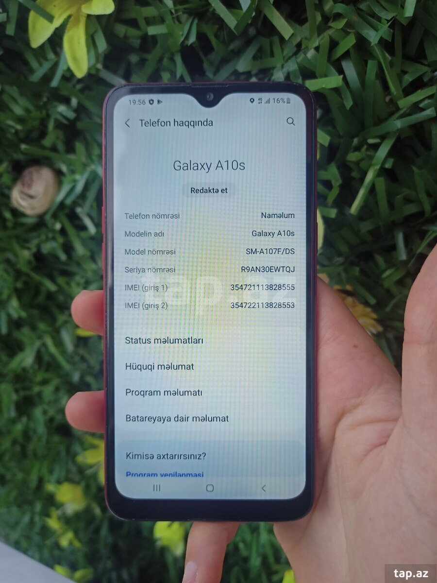 Samsung Galaxy A10s Red 32GB/3GB (2)